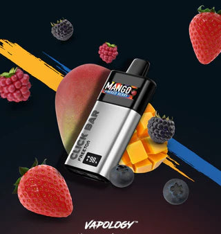 Click Bar Pod Device -  Vapology Mango Mixedberry 7000puffs