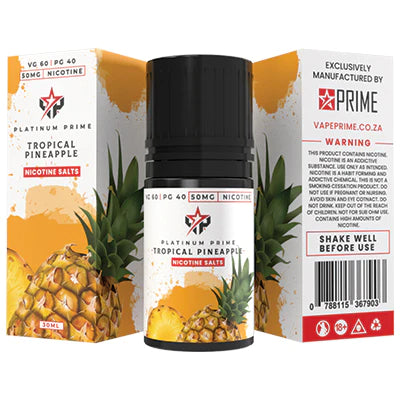 Platinum Prime- Tropical Pineapple Salts 50mg 30ml